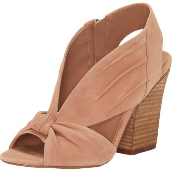 Vince Camuto Shoes - VINCE CAMUTO VC-KERRA ROSE TAN BLOCK HEEL WOMEN SHOES SIZE 9.5 M